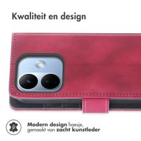 imoshion Bookcase met koord Xiaomi Redmi Note 17 Pro - Rood