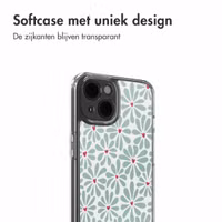 imoshion Design hoesje Apple iPhone 14 - Bloom Love Sage Green