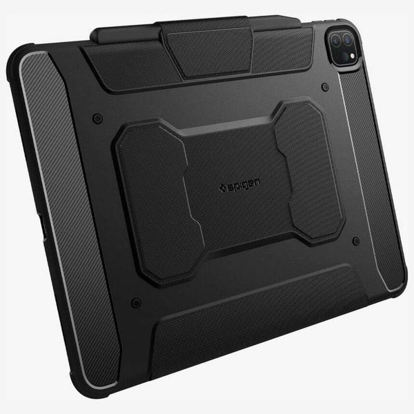 Spigen Rugged Armor Pro Bookcase iPad Pro 13 (2024) M4 - Zwart