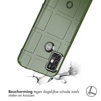 imoshion Rugged Shield Backcover Motorola Moto G30 / G20 / G10 (Power) - Donkergroen
