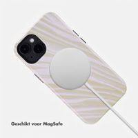Selencia Vivid Backcover met MagSafe Apple iPhone 14 - Nature Light Brown