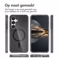 imoshion Sparkle Backcover met MagSafe Samsung Galaxy S25 - Glitter Zwart