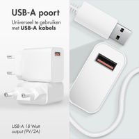 imoshion Wall Charger 18 Watt | USB-A - Wit - Apple Watch 9 - 45 mm