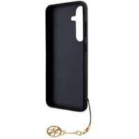 Guess 4G Classic Logo Backcover Charm Samsung Galaxy S24 Plus - Zwart