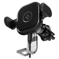 Spigen OneTap Telefoonhouder – Ventilatierooster – Draadloos opladen – Universeel – Zwart