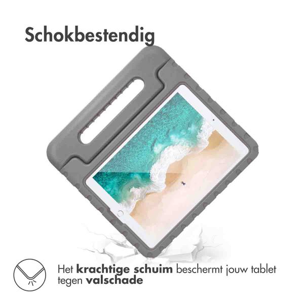 imoshion Kidsproof Backcover met handvat iPad 7 (2019) / iPad 8 (2020) / iPad 9 (2021) 10.2 inch - Grijs