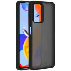 Accezz Rugged Frosted Backcover Xiaomi Redmi  Note 11 Pro - Zwart