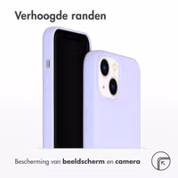 Accezz Liquid Silicone Backcover met MagSafe Apple iPhone 14 / 13 - Paars