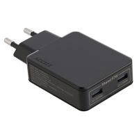 Accezz Ultra Slim GaN Oplader - 2x USB-C - 65W - Zwart