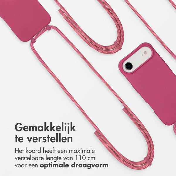 imoshion Color Backcover met afneembaar koord met MagSafe Apple iPhone Air - Raspberry