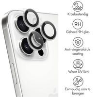 imoshion 2 Pack Camera lens protector iPhone 16 Pro / 16 Pro Max - Wit / Titanium