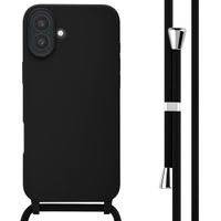 imoshion Silicone Case with Strap Apple iPhone 16 Plus - Black