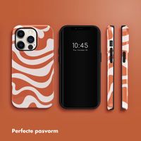 Selencia Vivid Tough Backcover iPhone 14 Pro - Dream Swirl Orange