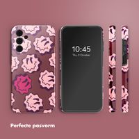 Selencia Vivid Backcover Samsung Galaxy A15 (5G) - Wavy Smiley Pink