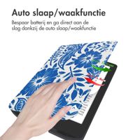 imoshion Design Slim Hard Case Bookcase Pocketbook Verse / Verse Pro / Verse Pro Color / Vivlio Light / Light HD - Flower Tile