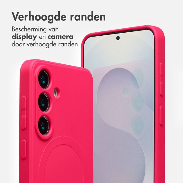 imoshion Color Backcover met MagSafe Samsung Galaxy S25 - Neon Pink