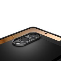 Spigen Tough Armor Backcover MagSafe Samsung Galaxy S25 Edge - Zwart