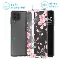 imoshion Design hoesje Samsung Galaxy A12 - Blossom Watercolor