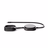 Zens Pro 2 USB-C Kabel met Draadloze Oplader voor telefoon / earbuds - MagSafe en Qi2 - Zwart