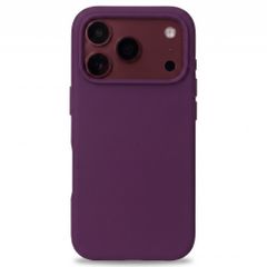 Accezz Liquid Silicone Backcover met MagSafe Apple iPhone 18 Pro / 17 Pro - Dark Cherry