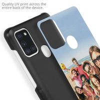 Ontwerp je eigen Samsung Galaxy A21s hardcase hoesje - Zwart