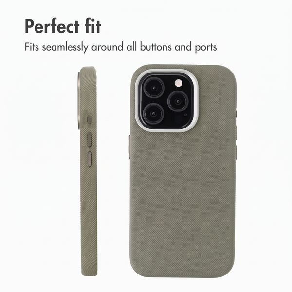 Accezz Mesh Back Cover with MagSafe Apple iPhone 16 Pro - Dark Grey