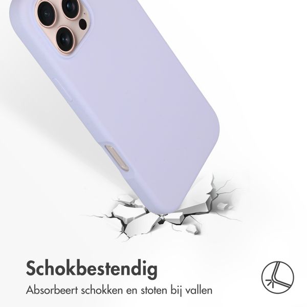 Accezz Liquid Silicone Backcover met MagSafe Apple iPhone 16 Pro Max - Paars