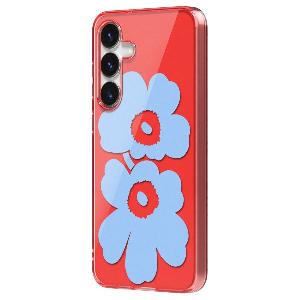 Samsung Unikko Hybrid Case Marimekko Samsung Galaxy S25 Plus - Rood