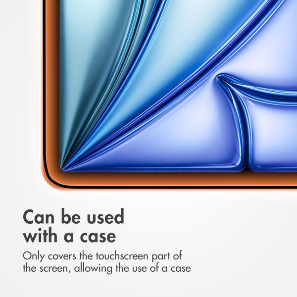 Accezz Glass Screen Protector + Applicator Apple iPad Air 11 inch (2026) M4 / (2025) M3 / (2024) M2
