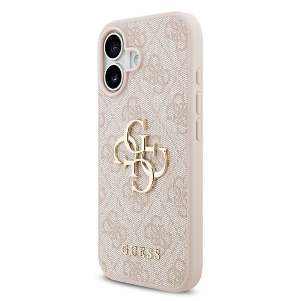 Guess 4G Metal Logo Backcover Apple iPhone 17 - Roze