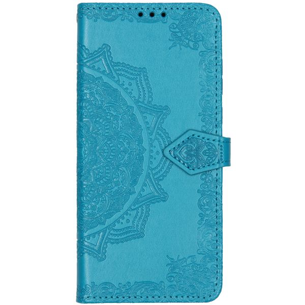 Mandala Bookcase Motorola One Action - Turquoise