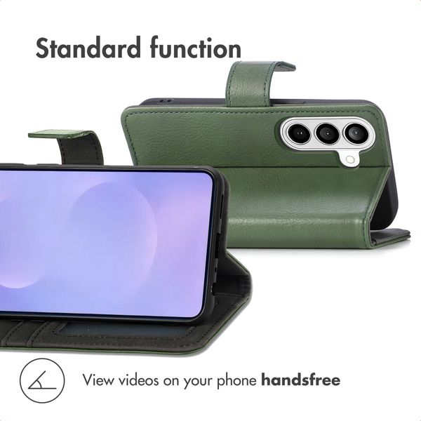 imoshion Luxury Bookcase Samsung Galaxy S26 Plus - Green