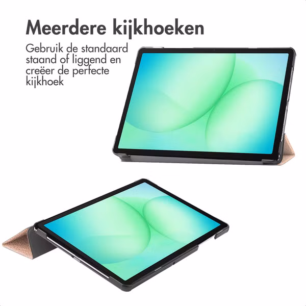 imoshion Trifold Bookcase Samsung Galaxy Tab A11 Plus - Rose Gold