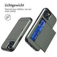 imoshion Backcover met pasjeshouder Apple iPhone 15 - Donkergroen