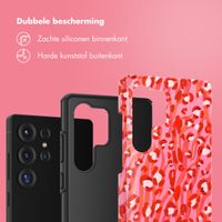 Selencia Vivid Tough Backcover Samsung Galaxy S25 Ultra - Wild Spots Lipstick