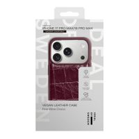 iDeal of Sweden Vegan Leather MagSafe Backcover Apple iPhone 18 Pro Max / 17 Pro Max - Fine Wine Croco