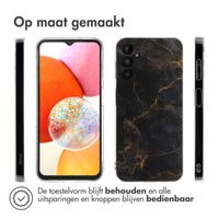 imoshion Design hoesje Samsung Galaxy A14 (5G/4G) - Black Marble