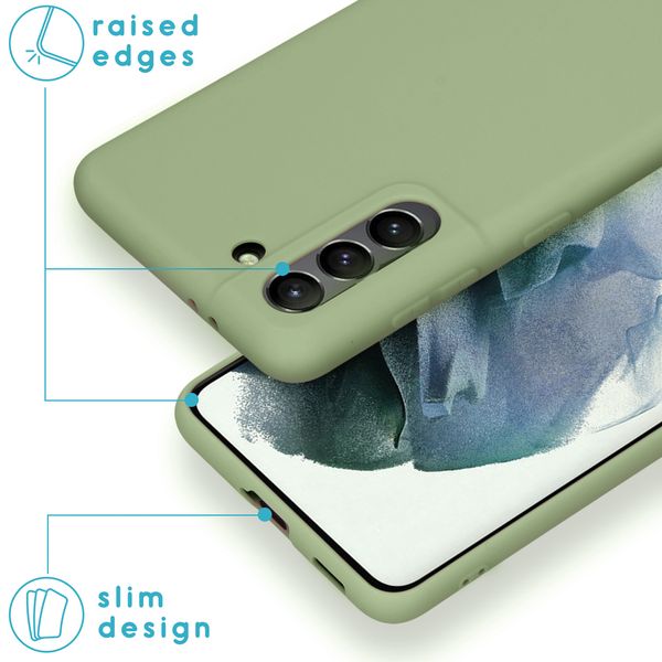 imoshion Color Backcover Samsung Galaxy S21 - Olive Green