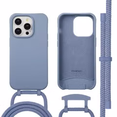 imoshion Color Backcover met afneembaar koord MagSafe Apple iPhone 14 Pro - Ash Blue