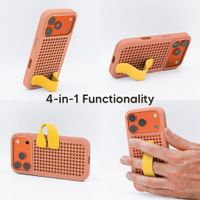 Callbuddy Hoesje met Strap Apple iPhone 17 Pro - Coral Pop