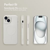 imoshion Colour Back Cover with MagSafe Apple iPhone 15 - Beige