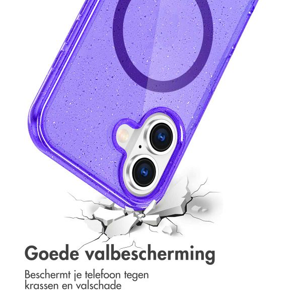 imoshion Sparkle Backcover met MagSafe Apple iPhone 17 - Paars