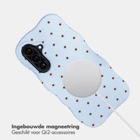 Selencia Vivid Wavy Backcover met MagSafe Samsung Galaxy A37 (5G) - Happy Dots Digital Sky