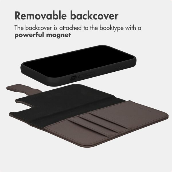 imoshion Uitneembare 2-in-1 Luxe Bookcase Apple iPhone 14 - Bruin