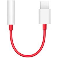 OnePlus USB-C naar 3,5 mm Jack audio aansluiting adapter - Rood