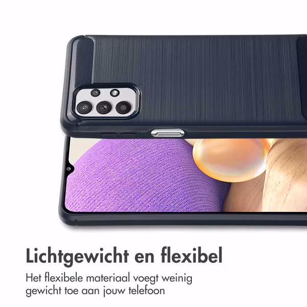 imoshion Brushed Backcover Samsung Galaxy A32 (5G) - Donkerblauw