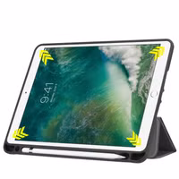 imoshion Design Trifold Bookcase Apple iPad 6 (2018) 9.7 inch / iPad 5 (2017) 9.7 inch / Air 2 (2014)/Air 1 (2013) - Don't touch