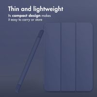 Accezz Smart Silicone Book Case Apple iPad Air 11 inch (2026) M4 / (2025) M3 / (2024) M2 / Air 5 (2022) / Air 4 (2020) - Dark Blue