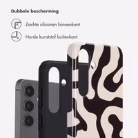 Selencia Vivid Backcover Samsung Galaxy S25 Plus - Art Wave Black