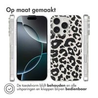 imoshion Design hoesje Apple iPhone 16 Pro - Leopard Transparent